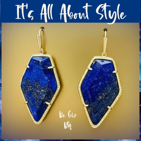 Authentic Kendra Scott Blue Earrings At Awesome Prices To Buy Now and Save - Picture 1 of 7